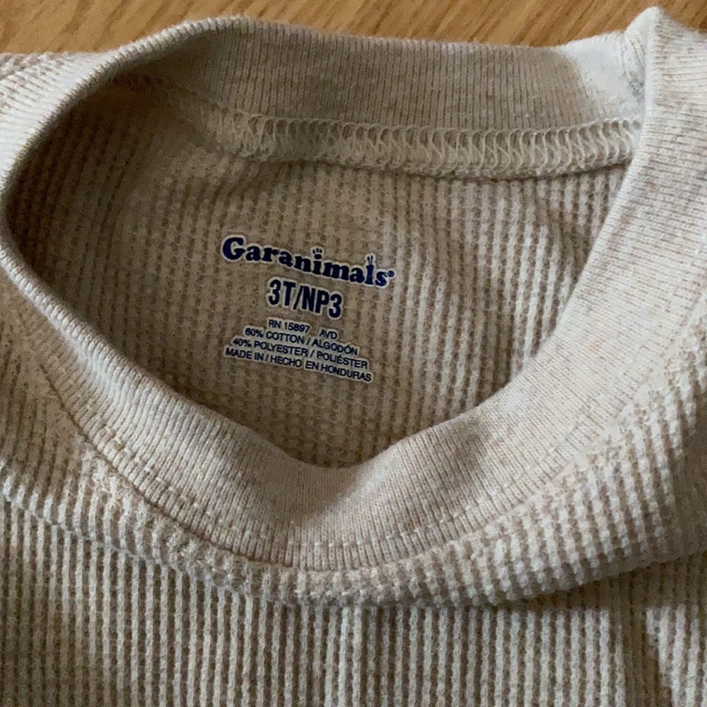 Boys long sleeve thermal shirt - Picture 2 of 3
